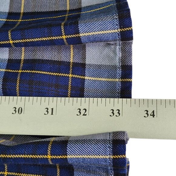 Lands End Youth Girls School Uniform Jumper 16+ and Skirt 16 Blue Yellow Plaid - Picture 9 of 16